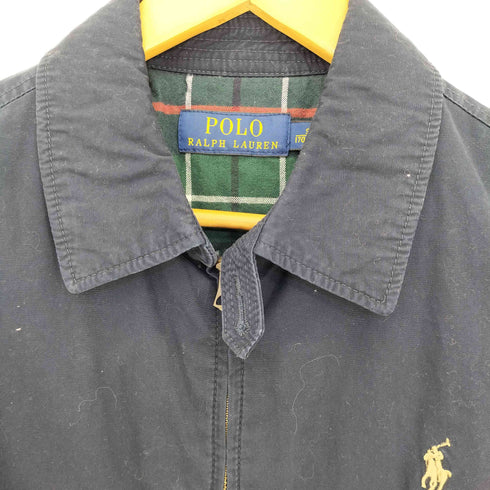 ポロラルフローレン POLO RALPH LAUREN 現行タグ 裏地チェック ポニー刺繍 中綿 スイングトップ メンズ import:S